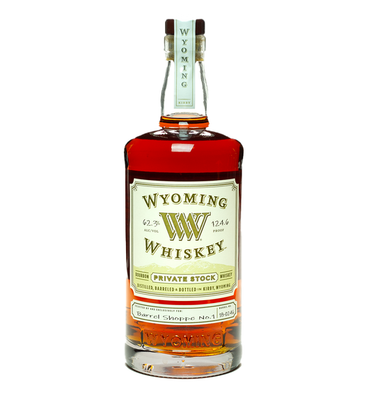 Wyoming Whiskey Private Stock Bourbon Barrel 18-0246 Shoppe Exclusive 124.6 Proof