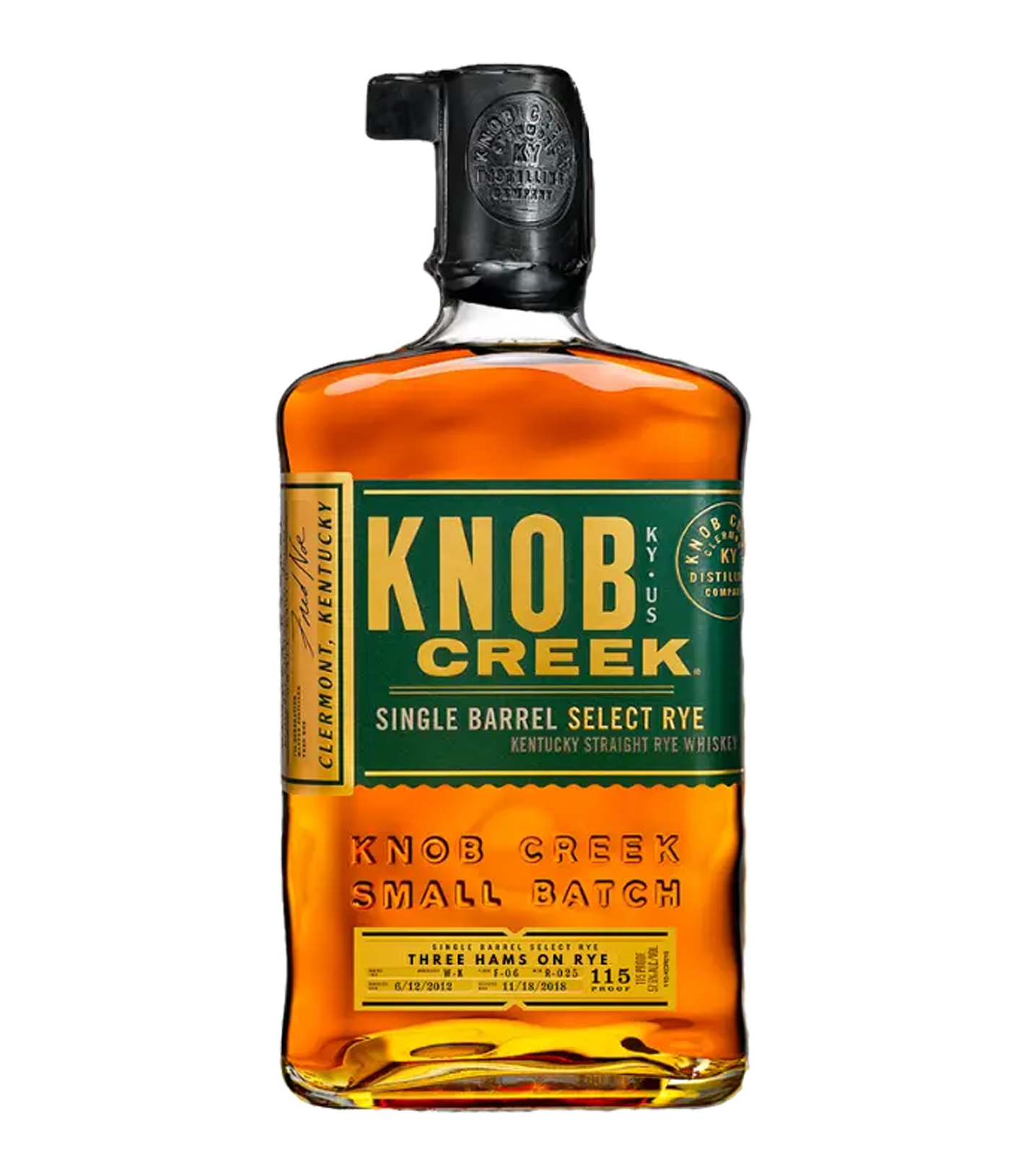 Knob Creek Cask Strength Single Barrel Rye Whiskey