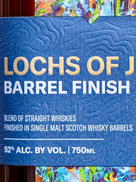 Bardstown Bourbon Company Lochs of Jura Blend of Straight Whiskies Finished in Single Malt Scotch Whisky Barrels 104 Proof 750mL