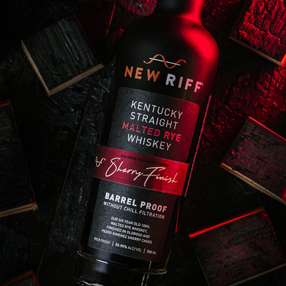 New Riff Barrel Proof Malted Rye Whiskey Finished in Sherry Casks - 117.3 Proof 750ml