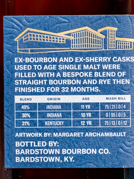 Bardstown Bourbon Company Lochs of Jura Blend of Straight Whiskies Finished in Single Malt Scotch Whisky Barrels 104 Proof 750mL