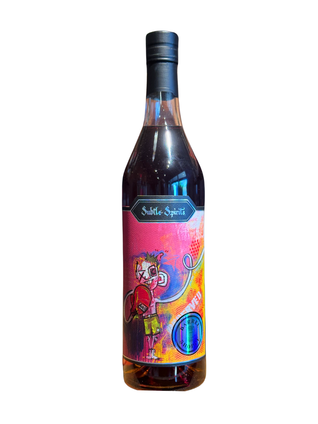 Subtle Spirits Single Barrel 100% Rye Whiskey 7 Years 9 Months 136 Proof 750ml Shoppe Exclusive