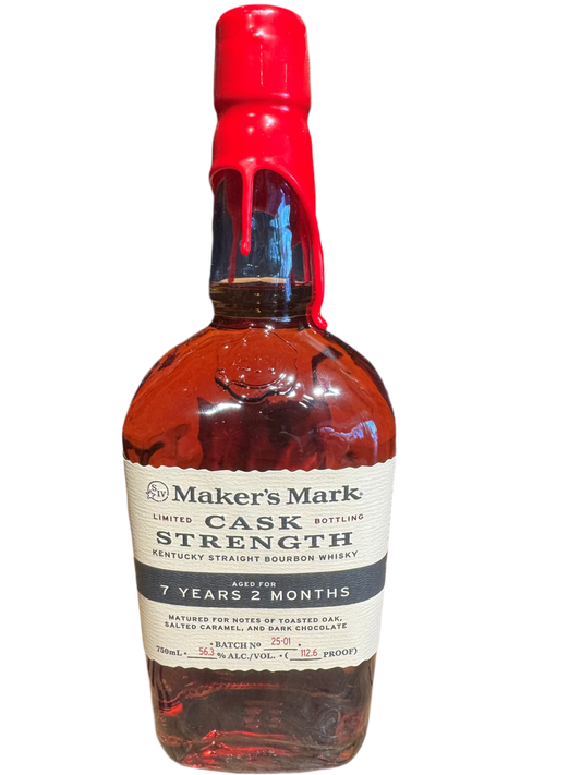 Maker's Mark Cask Strength Bourbon Aged 7 Years 2 Months Batch 25-01