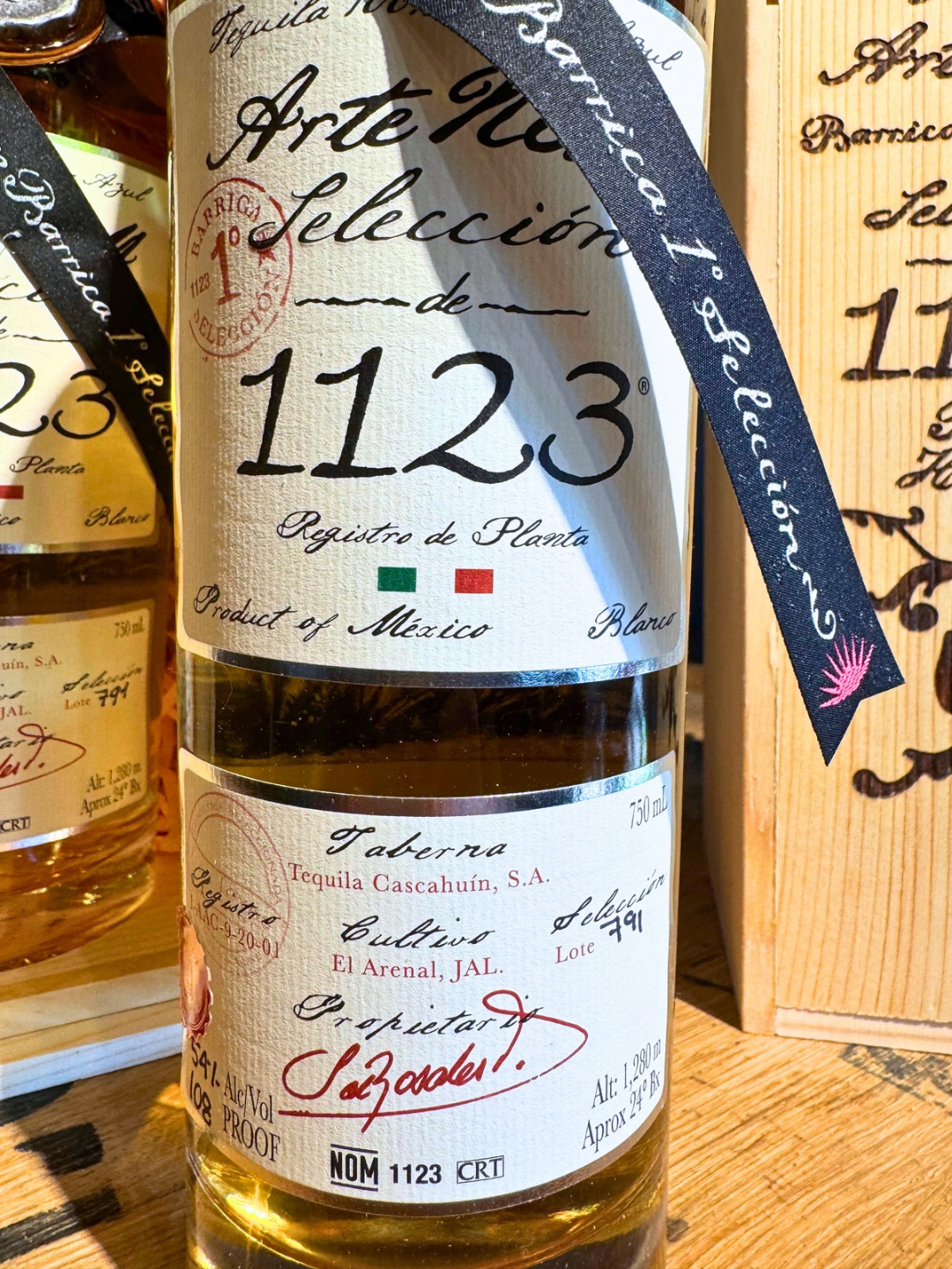 ArteNOM 1123 Cascahuin Single Barrel Tequila Shoppe Exclusive 108 Proof 750ml