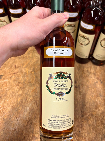Willett 13 Year Rye "Kashmir" Shoppe Exclusive 120 Proof 750ml