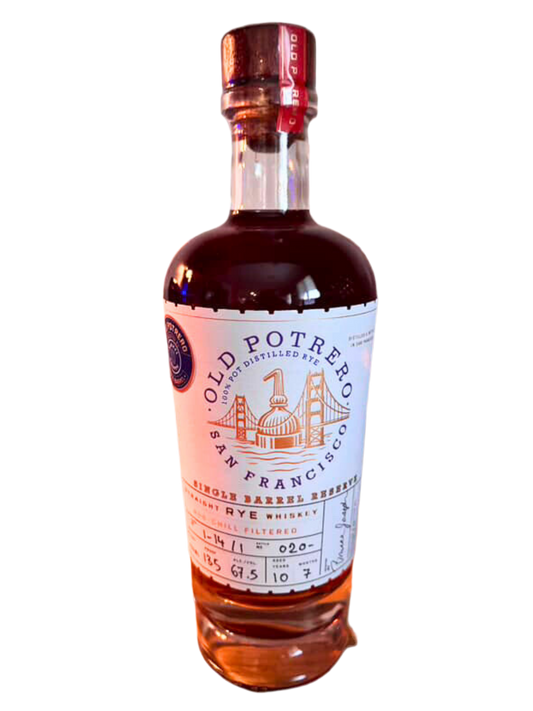 Old Potrero Single Barrel Rye 10 Year Shoppe Exclusive