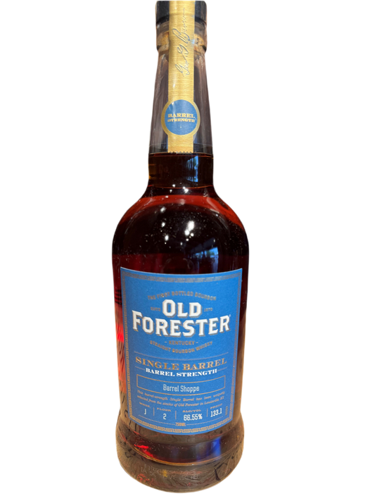 Old Forester Single Barrel Bourbon Barrel Strength Shoppe Exclusive II 133 Proof