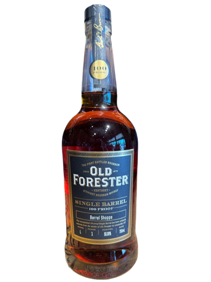 Old Forester Single Barrel 100 Proof Bourbon Barrel Shoppe Exclusive