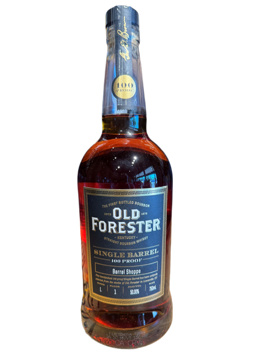 Old Forester Single Barrel 100 Proof Bourbon Barrel Shoppe Exclusive