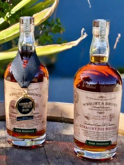 Wright & Brown Cask Strength Straight Rye Whiskey - 117.2 Proof 750ml
