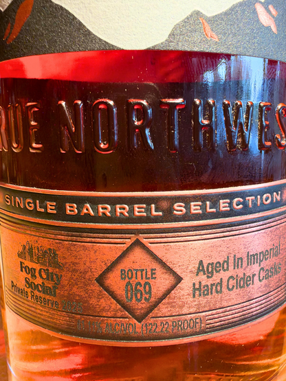 Westward Single Barrel Selection American Single Malt Whiskey Fog City Social Barrel 122.2 Proof 750ml