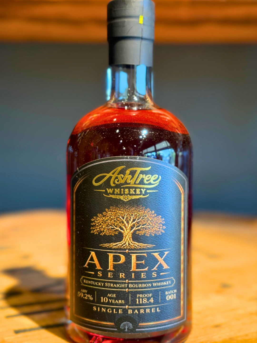 Ashtree Whiskey Single Barrel Apex Series 10 Year Kentucky Straight Bourbon Whiskey 118.4 Proof 750ml