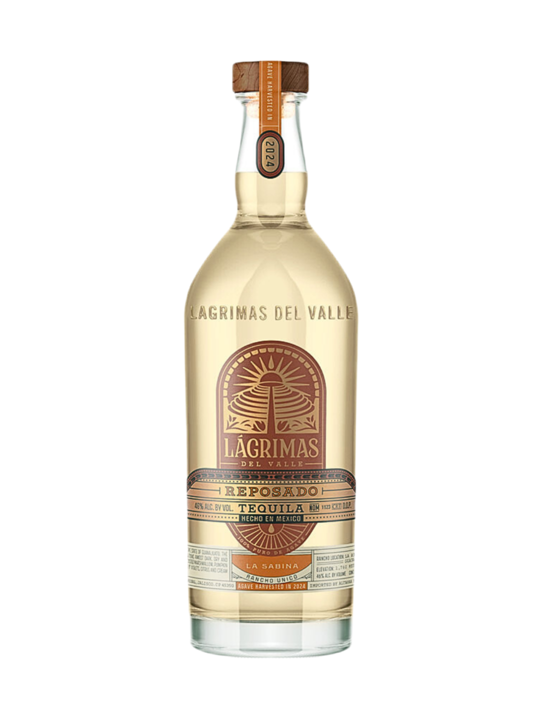 Lagrimas del Valle Reposado Tequila 2024 La Sabina