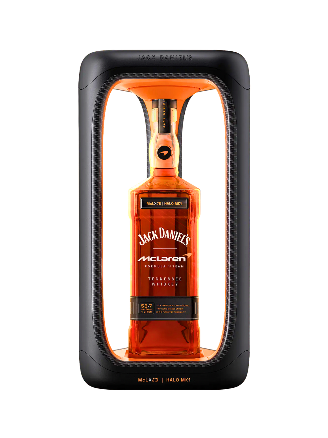 PRE-ORDER Jack Daniel’s McLaren HALO MK1 Prestige Tennessee Whiskey 117.4 Proof 1L