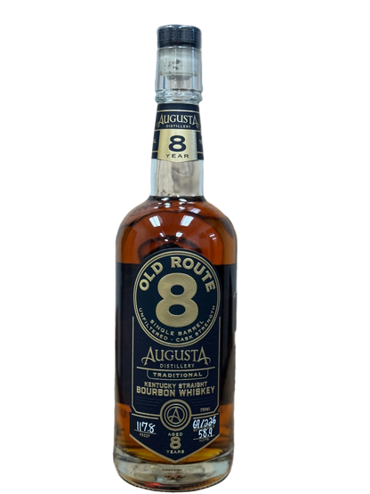 Augusta Distillery Old Route 8 Single Barrel Kentucky Bourbon 117.8 Proof 750ml