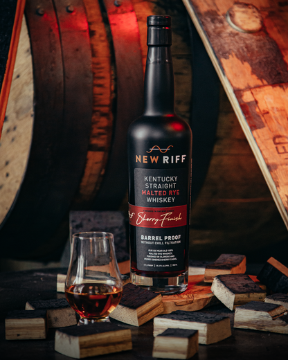 New Riff Barrel Proof Malted Rye Whiskey Finished in Sherry Casks - 117.3 Proof 750ml