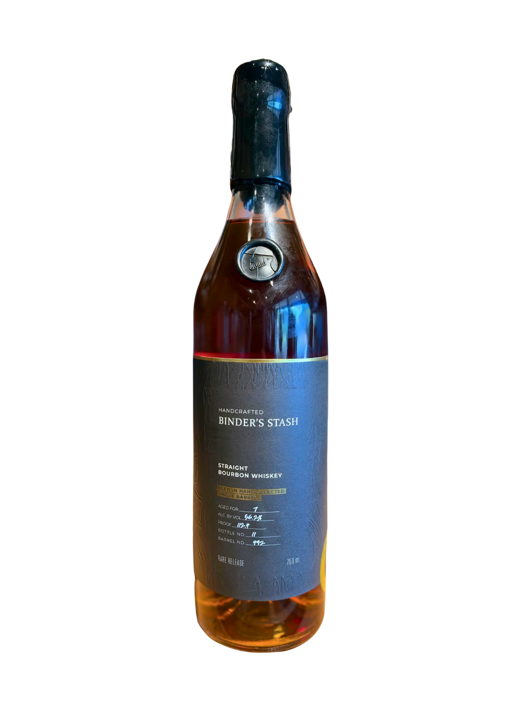 Binder’s Stash 7 Year Old Kentucky Straight Bourbon Whiskey "Low Key" 112.4 Proof 750ml