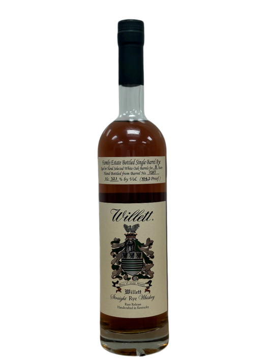 Willett Family Estate Bottles Single Barrel Rye 8 Year "DRINKWUTCHYALIKE" Barrel No 2327