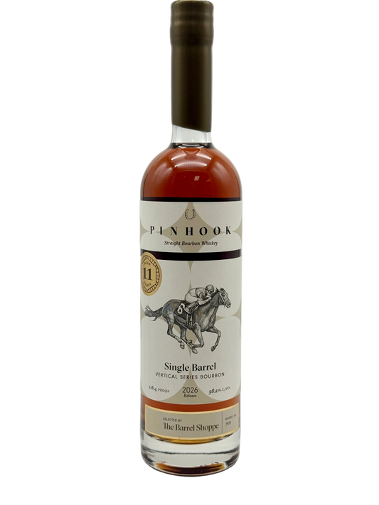 Pinhook Single Barrel Vertical Series 11 Year Bourbon 116 Proof 750ml Shoppe Exclusive