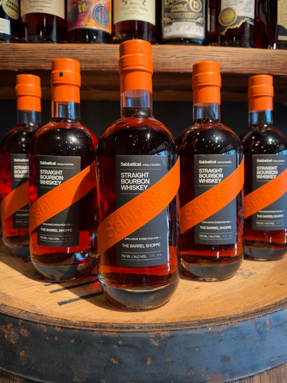 Sabbatical Single Barrel Straight Bourbon Whiskey Shoppe Exclusive 116 Proof 750ml