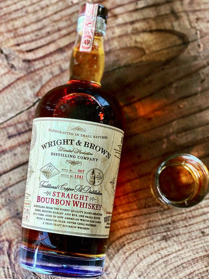 Wright & Brown Straight Bourbon Whiskey - 86 Proof 750ml
