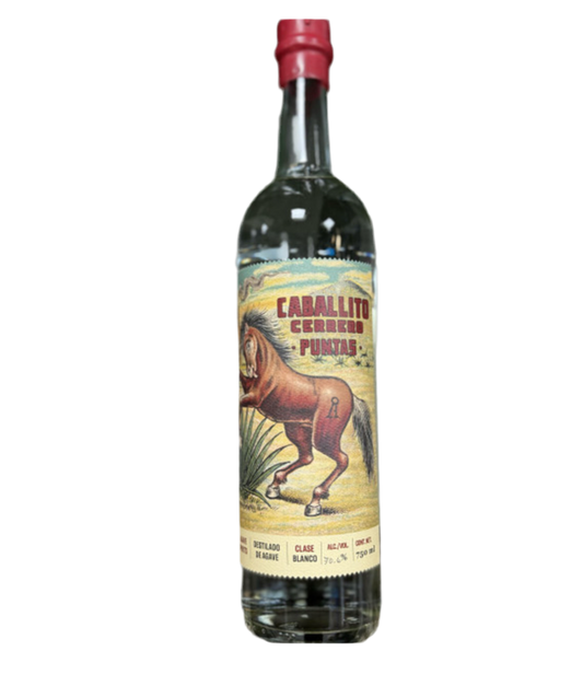 Caballito Cerrero Puntas Azul Blanco Tequila