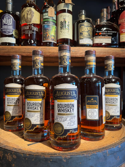 Augusta Distillery Single Barrel Wheated Bourbon 109.9 Proof 750ml Shoppe Exclusive