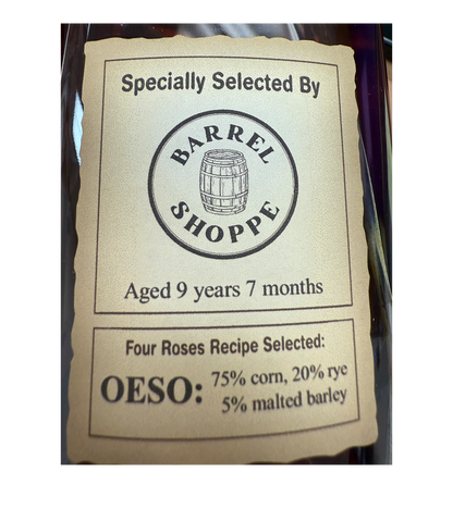 Four Roses Private Selection Single Barrel Bourbon OESO