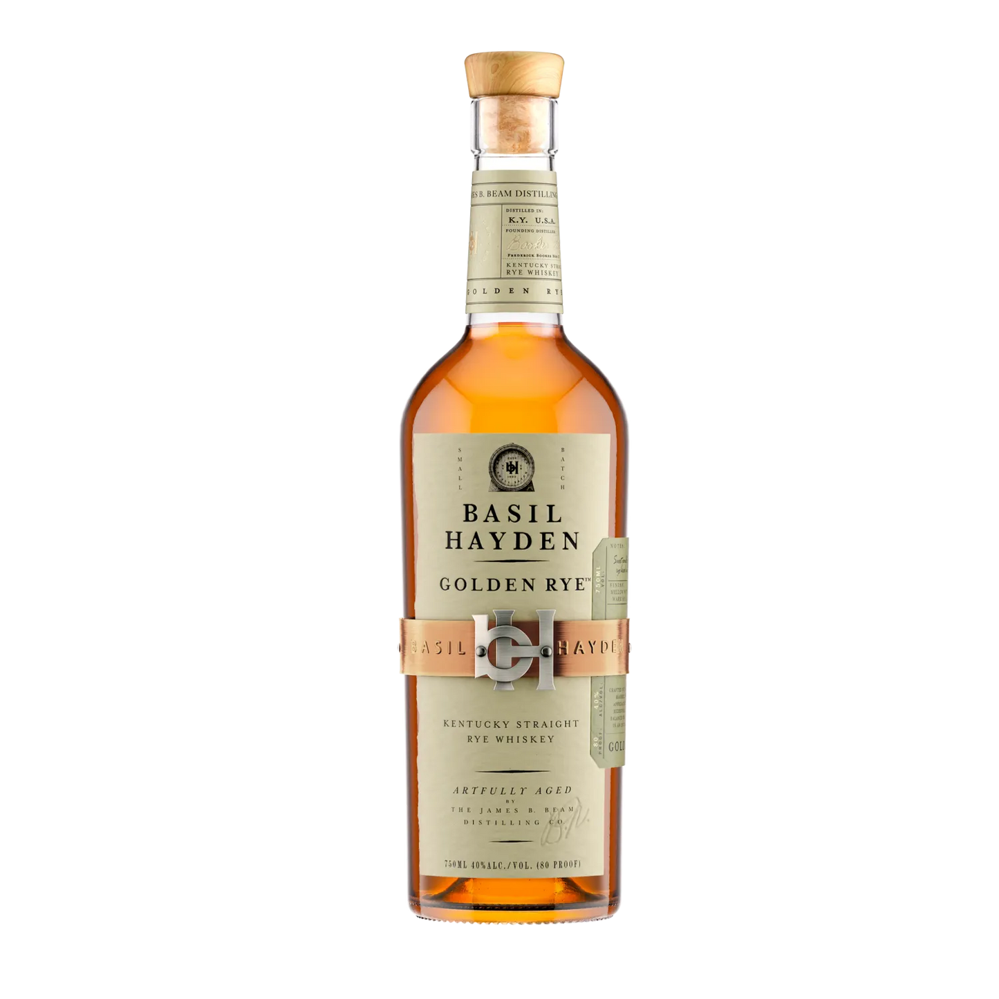 Basil Hayden Golden Rye Kentucky Straight Rye Whiskey 80 Proof 750ml