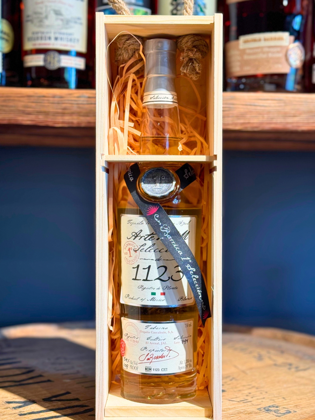 ArteNOM 1123 Cascahuin Single Barrel Tequila Shoppe Exclusive 108 Proof 750ml