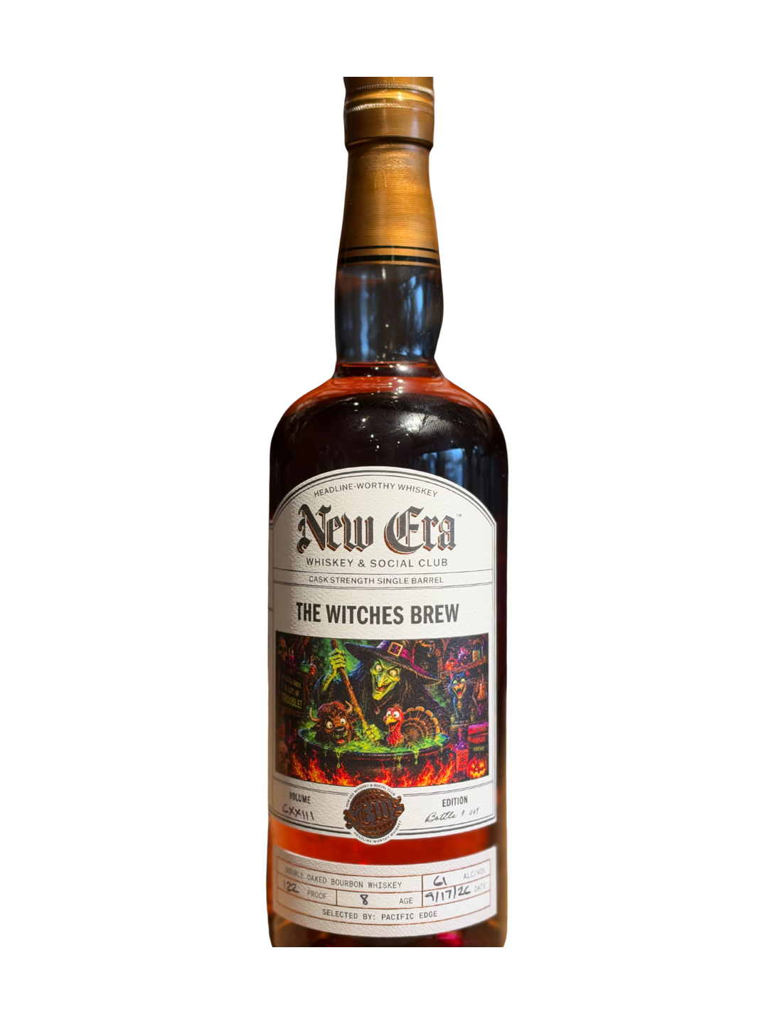 New Era The Witches Brew 8 Year Bourbon Halloween 2026 122 Proof 750ml