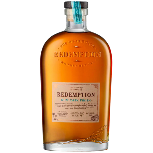 Redemption Rye Whiskey Rum Cask Finish