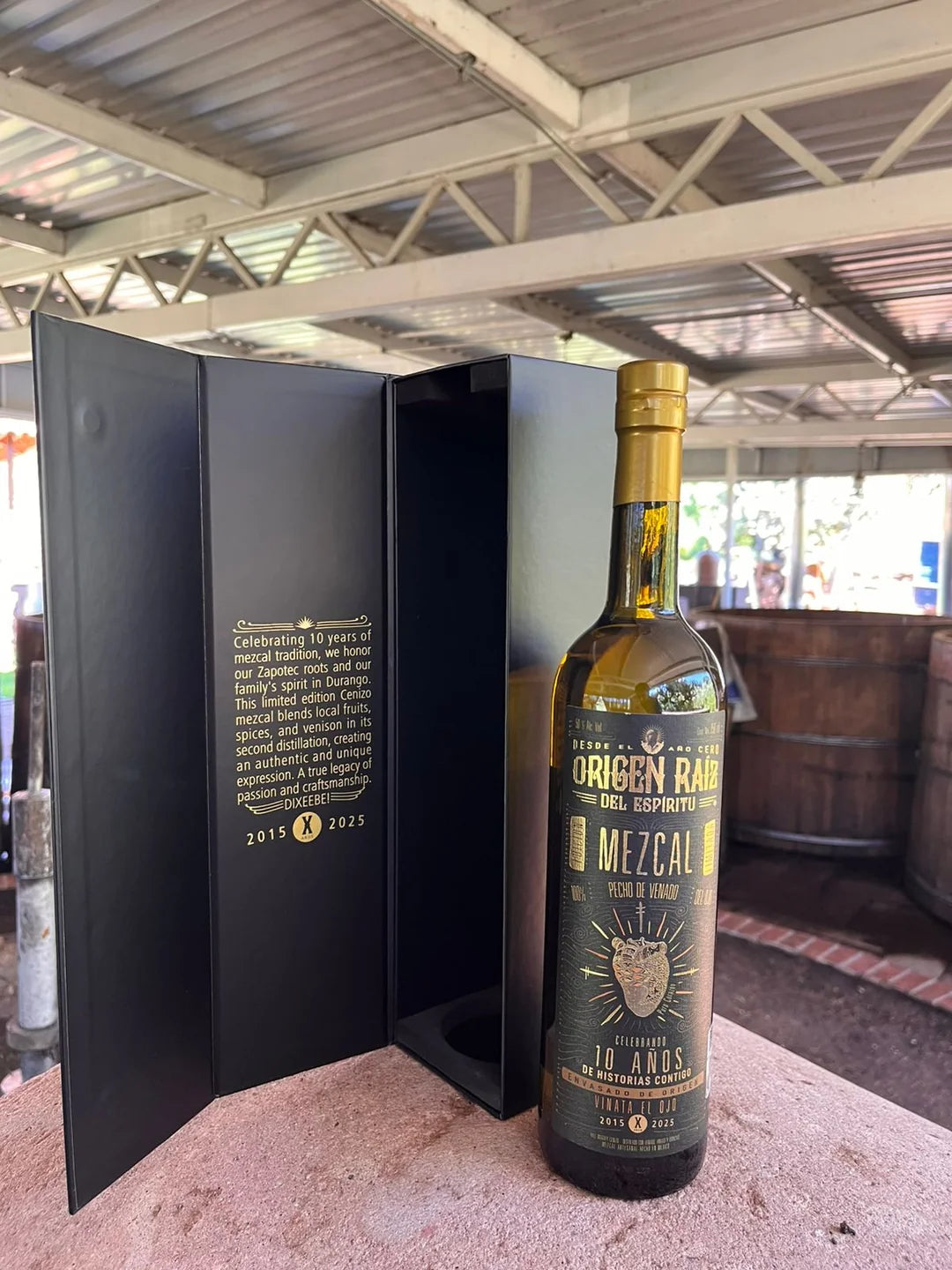 Origen Raiz 10th Anniversary Pecho de Venado Pechuga Mezcal 100 Proof 750ml
