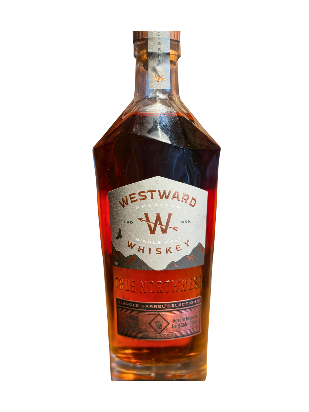 Westward Single Barrel Selection American Single Malt Whiskey Fog City Social Barrel 122.2 Proof 750ml