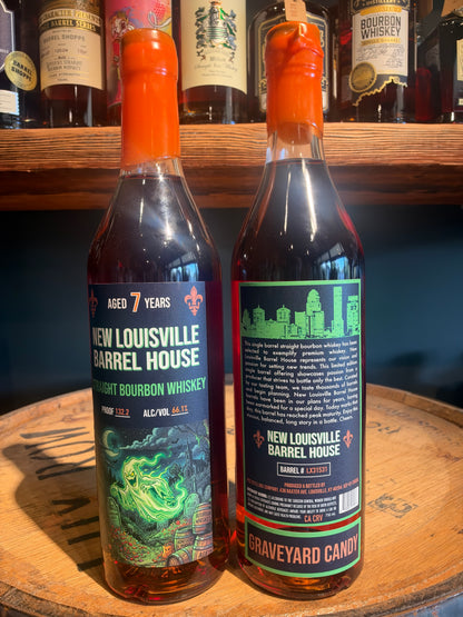 New Louisville “Graveyard Candy” Halloween Edition 7 Year Bourbon 132.2 Proof 750mL
