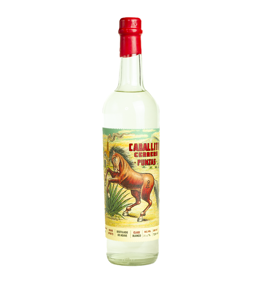 Caballito Cerrero Puntas Azul Blanco Tequila