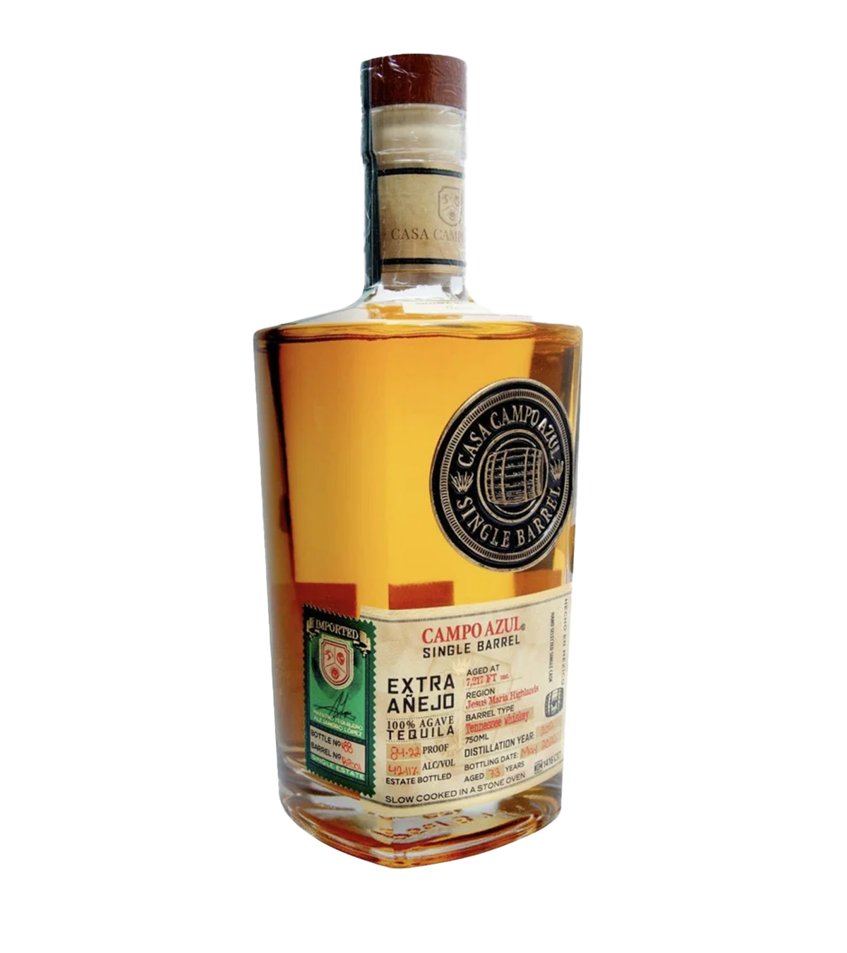 Campo Azul 2013 Whiskey Cask Extra Anejo