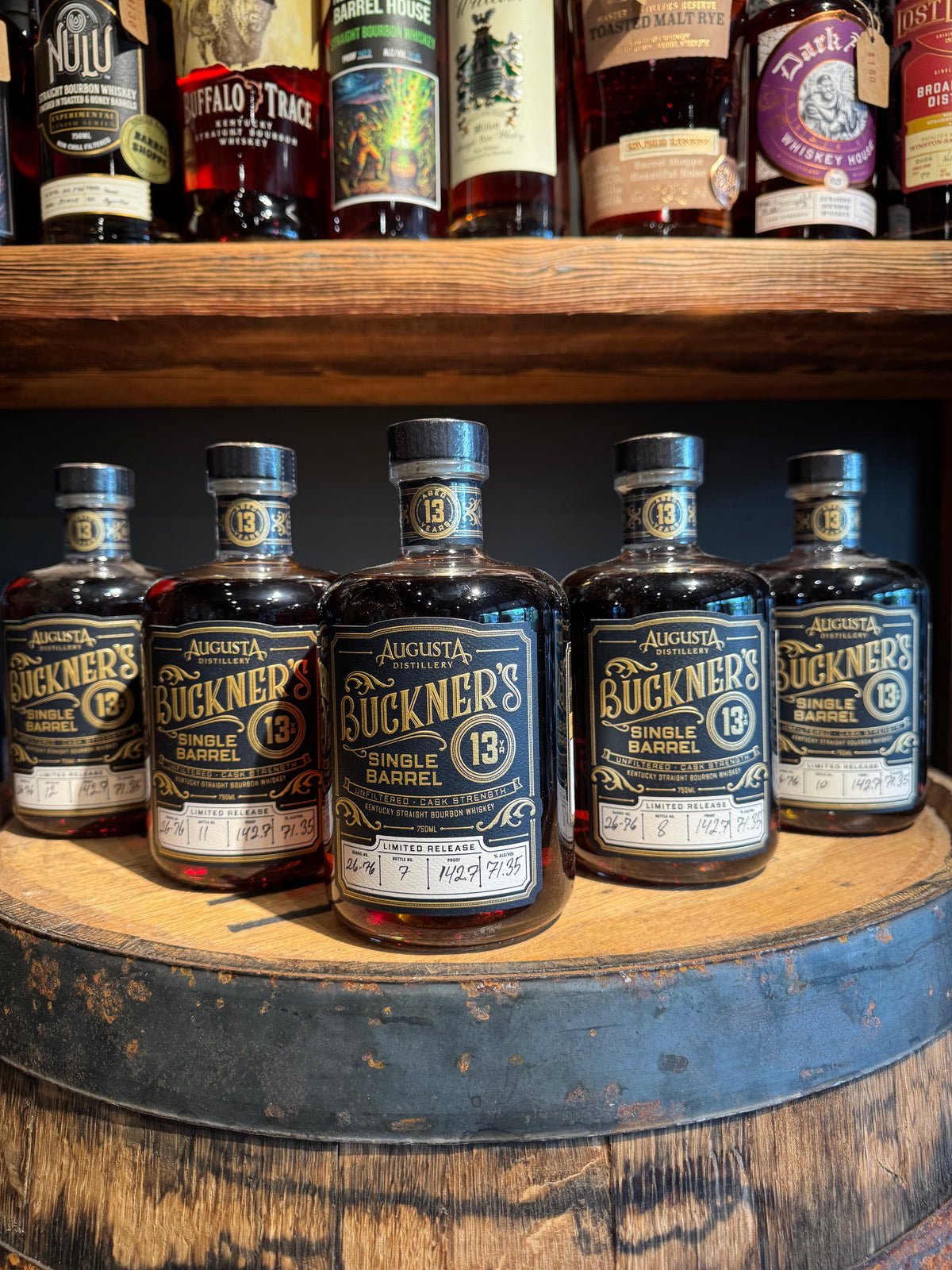 Augusta Distillery Buckner’s 13 Year Bourbon Shoppe Exclusive 142.7 Proof HAZMAT 750ml