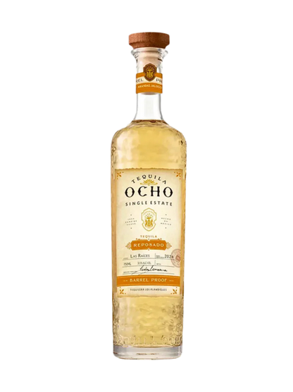 Tequila Ocho Reposado Barrel Proof Las Raices