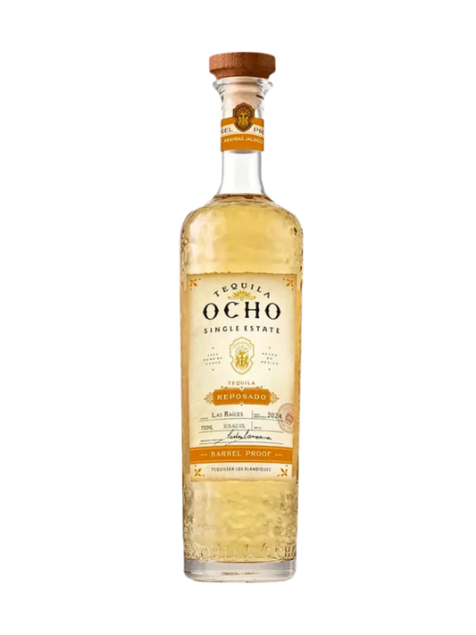 Tequila Ocho Reposado Barrel Proof Las Raices