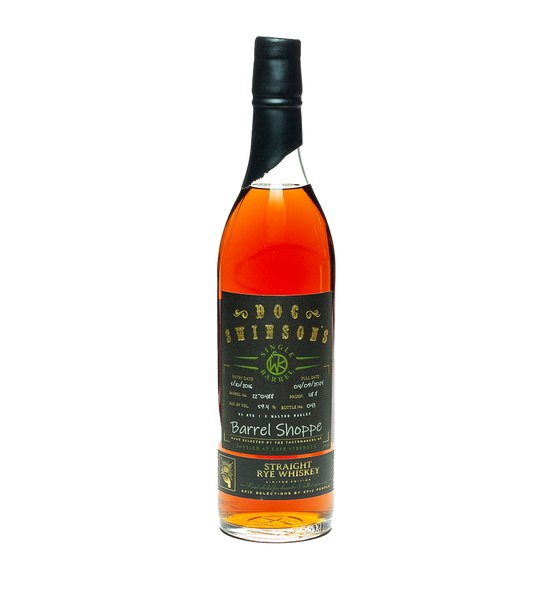 Doc Swinson's Straight Rye Whiskey Single Barrel