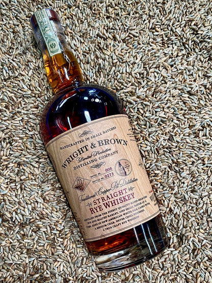 Wright & Brown Straight Rye Whiskey - 90 Proof 750ml