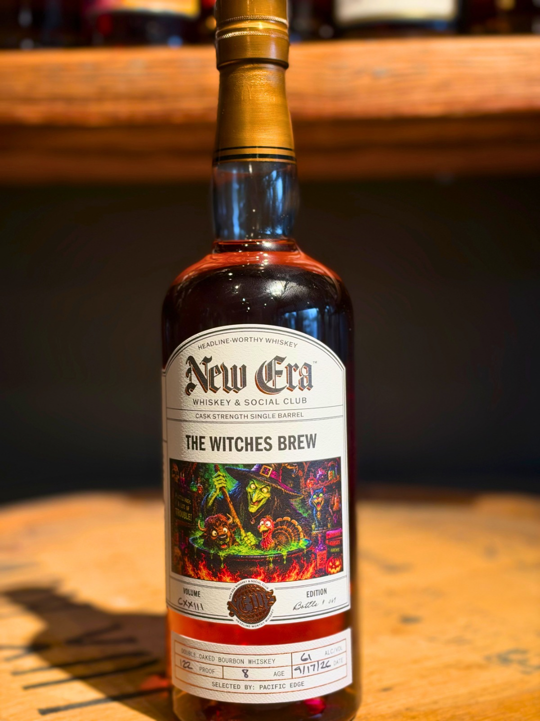 New Era The Witches Brew 8 Year Bourbon Halloween 2026 122 Proof 750ml