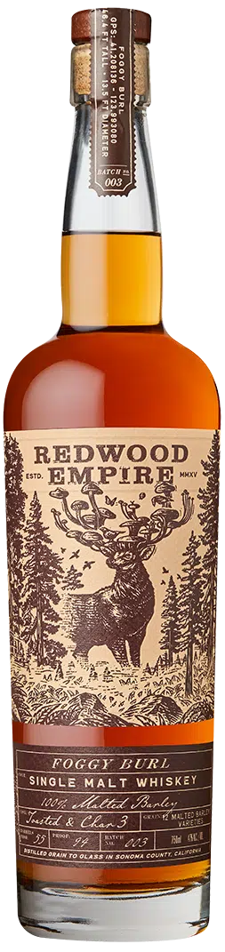 Redwood Empire Foggy Burl Batch #003 American Single Malt Whiskey – 94 Proof, 750mL