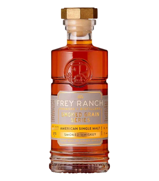Frey Ranch 6 Year Old American Single Malt Smoked Whiskey "Smoked Grain Series" 375 ml