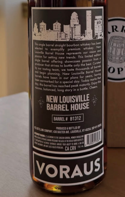 New Louisville 9 Year Bourbon 131 Proof 750ml SWK Voraus Shoppe Exclusive
