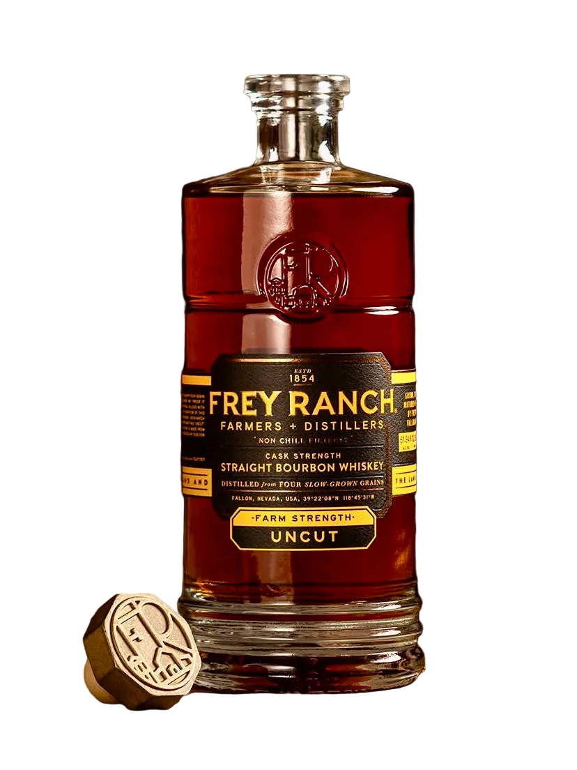 Frey Ranch Farm Strength Uncut Bourbon Whiskey 125 Proof