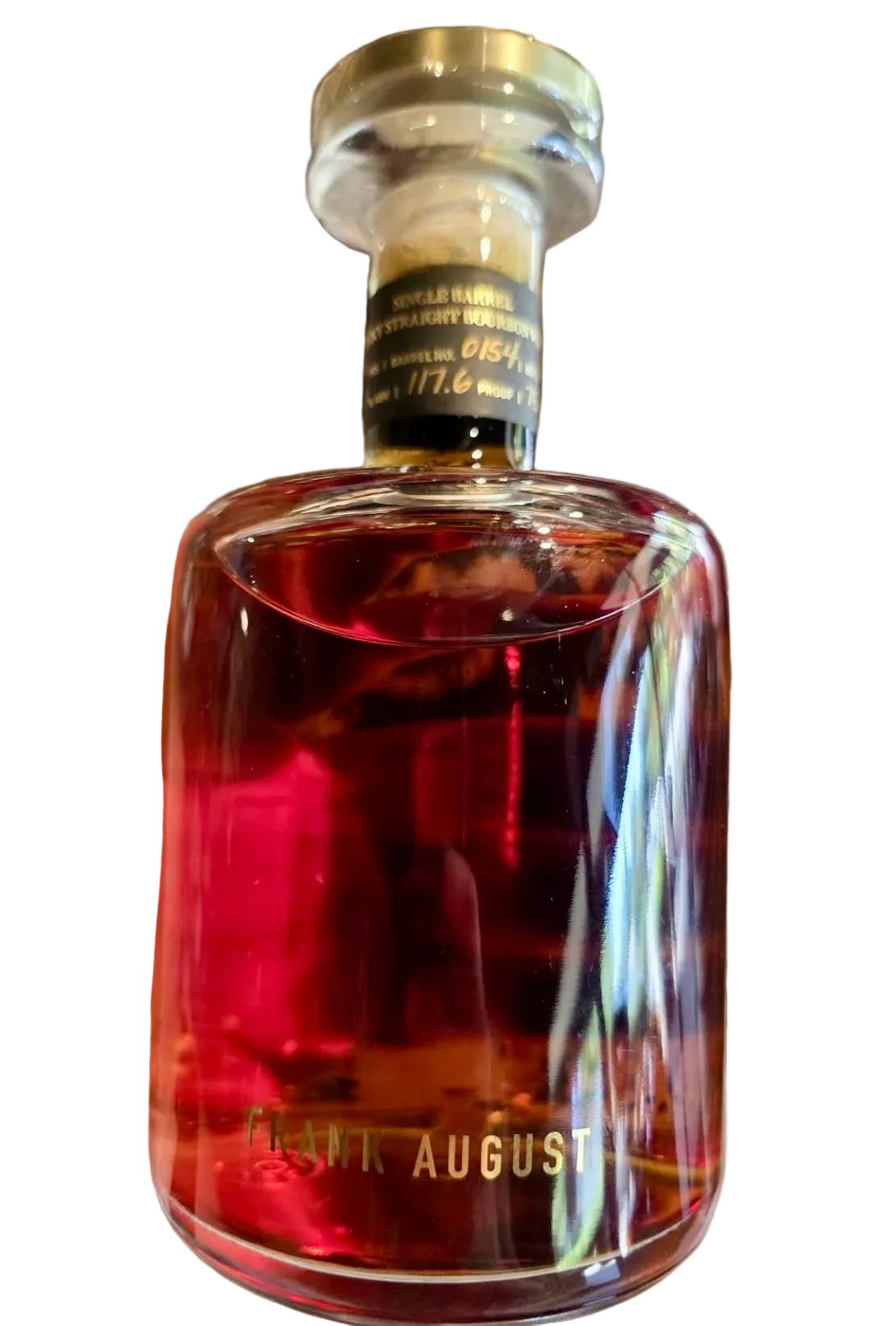 Frank August 7 Year Single Barrel Bourbon 117.6 Proof 750ml