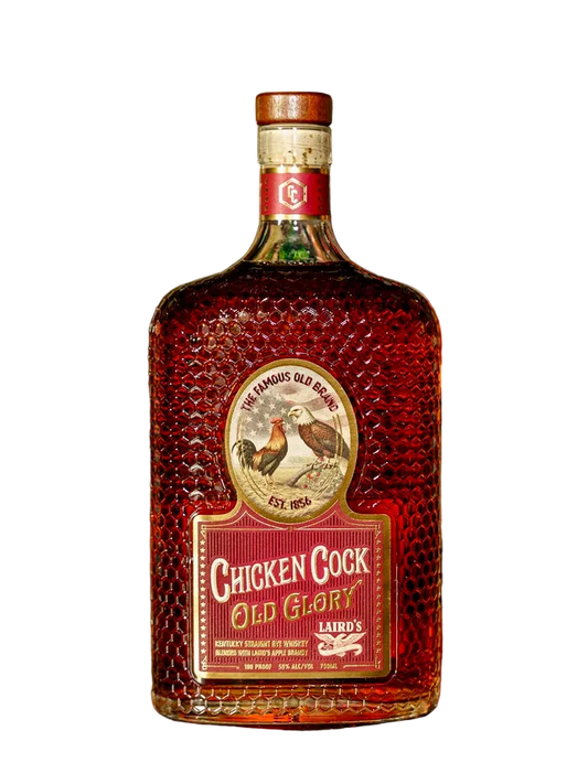 Chicken Cock Old Glory Kentucky Straight Rye Whiskey Blended with Laird’s Apple Brandy 100 Proof 750ml