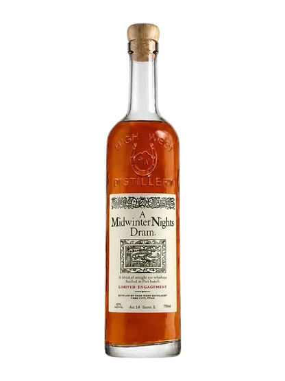 High West A Midwinter Night’s Dram Act 14 Scene 1 Rye 98.6 Proof 750ml
